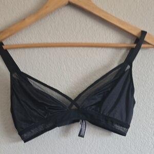 Victoria's Secret Black Mesh Bralette
